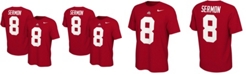Nike Men's Trey Sermon Crimson Ohio State Buckeyes Alumni Name Number T-shirt